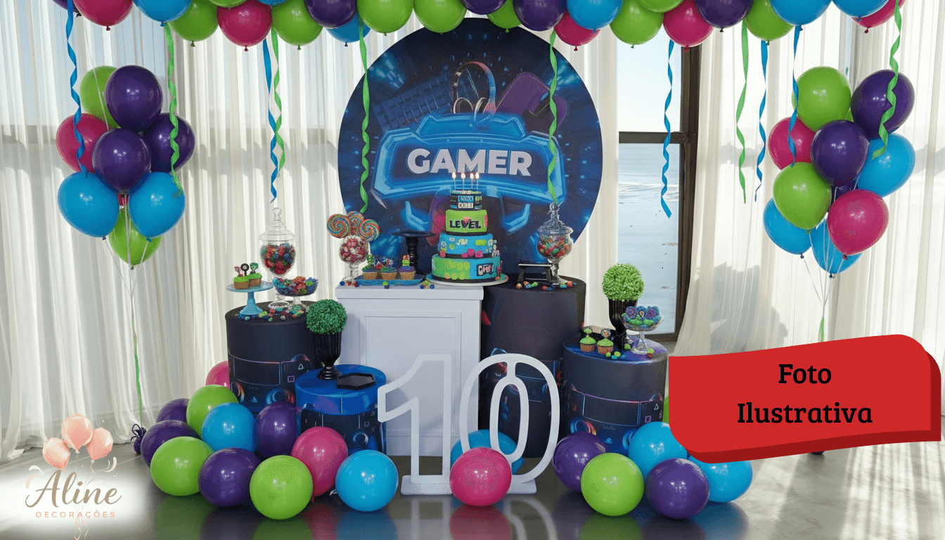 Decoração temática Gamer – Foto 1